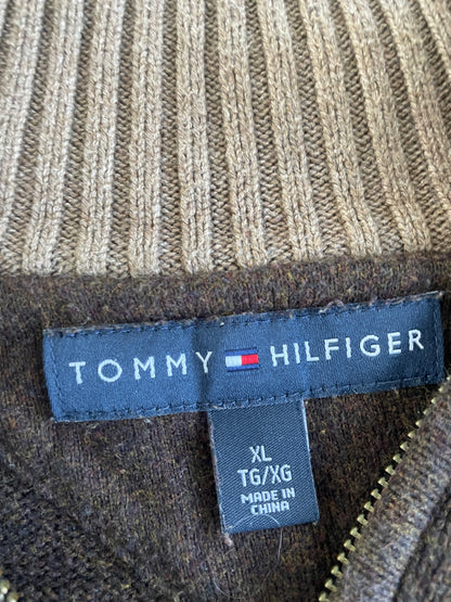 Tommy Hilfiger Herren Pullover Gr XL Farbe braun