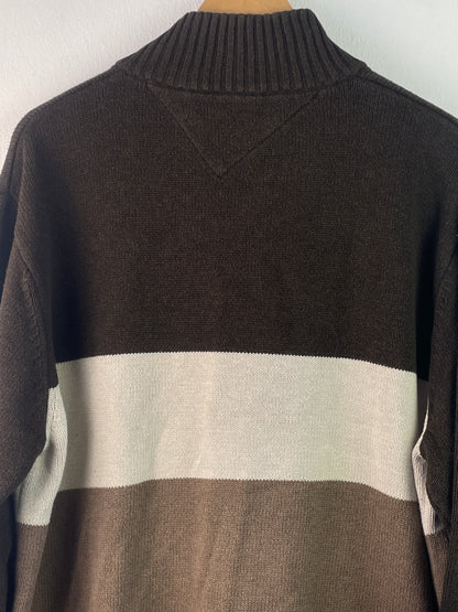 Tommy Hilfiger Herren Pullover Gr XL Farbe braun