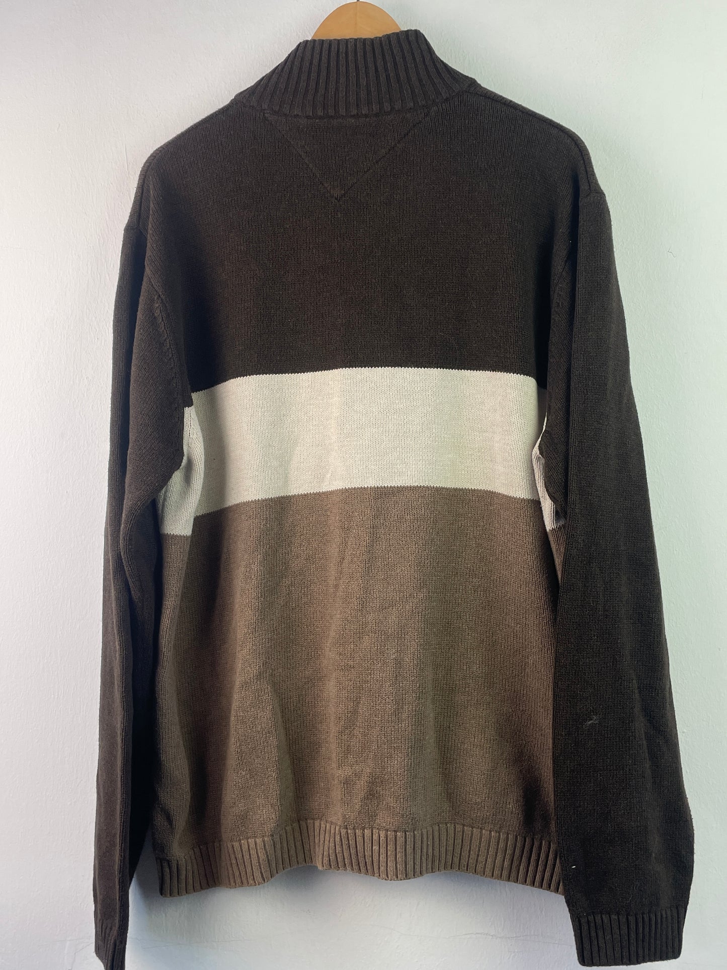 Tommy Hilfiger Herren Pullover Gr XL Farbe braun