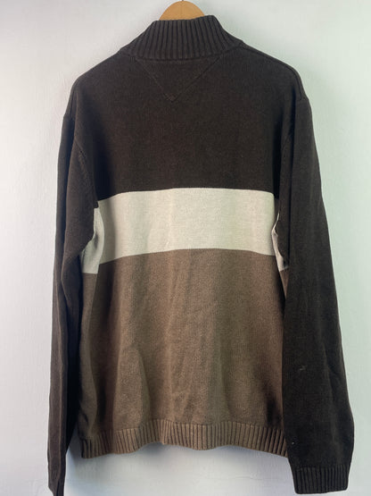 Tommy Hilfiger Herren Pullover Gr XL Farbe braun