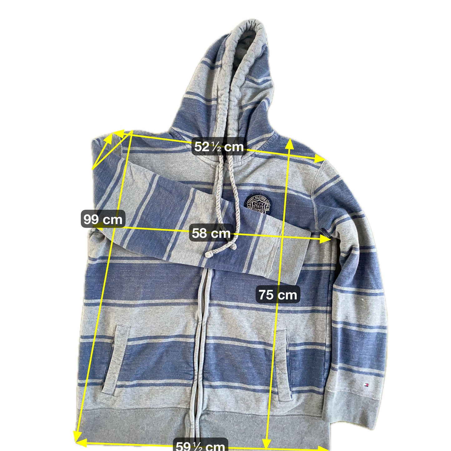 Tommy Hilfiger Herren Jacke Gr XXL Farbe grau blau