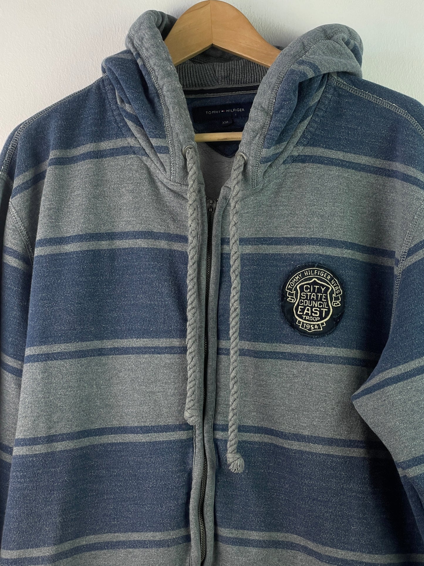 Tommy Hilfiger Herren Jacke Gr XXL Farbe grau blau