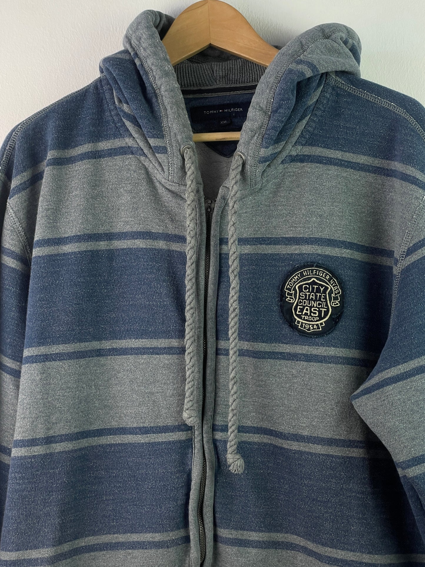 Tommy Hilfiger Herren Jacke Gr XXL Farbe grau blau