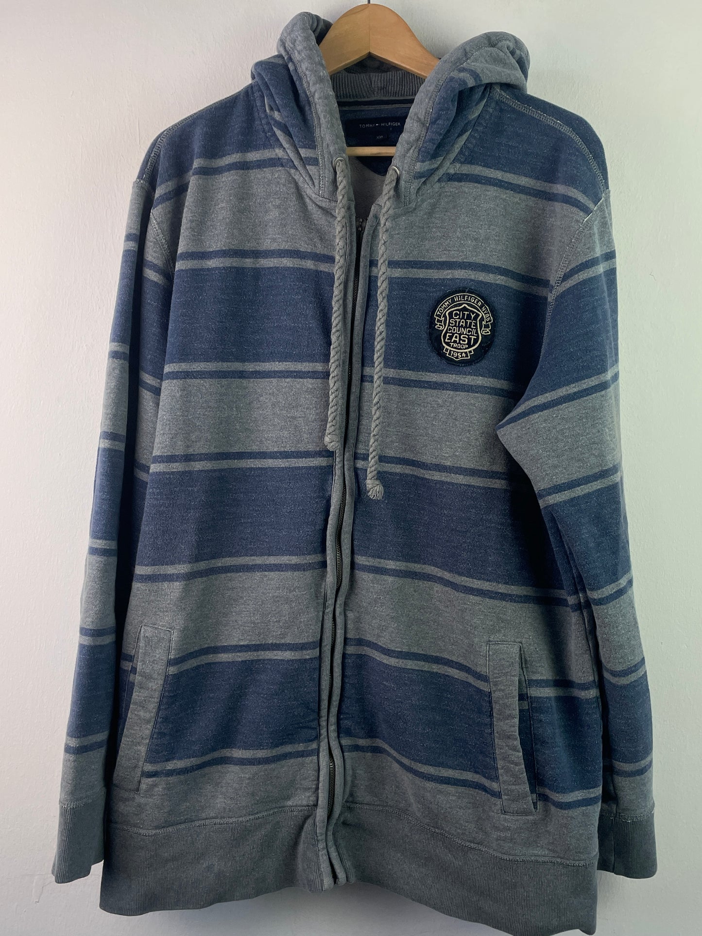 Tommy Hilfiger Herren Jacke Gr XXL Farbe grau blau