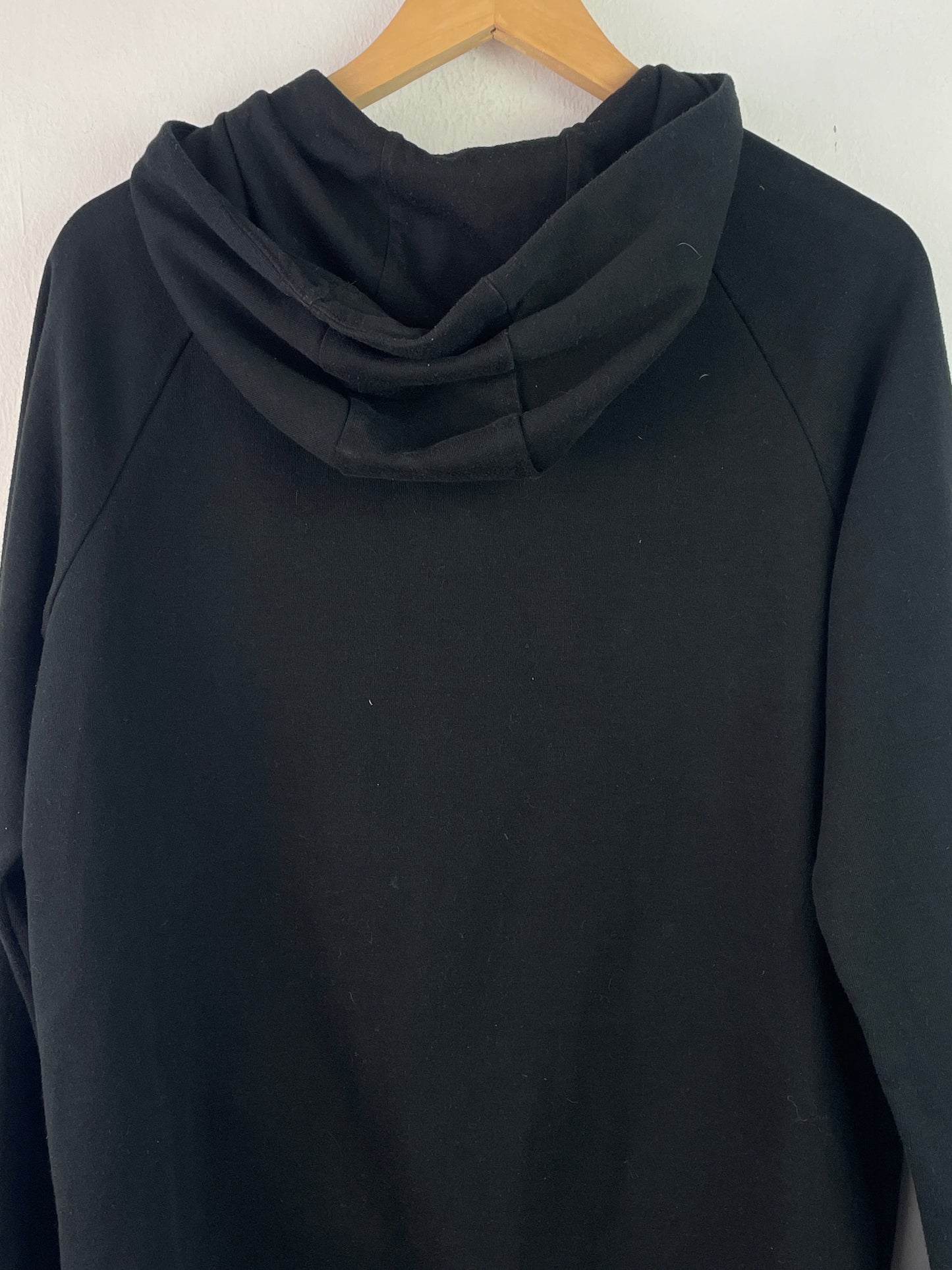 Vintage Herren Jacke mit Kapuze Gr L Farbe schwarz grau