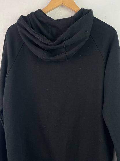 Vintage Herren Jacke mit Kapuze Gr L Farbe schwarz grau