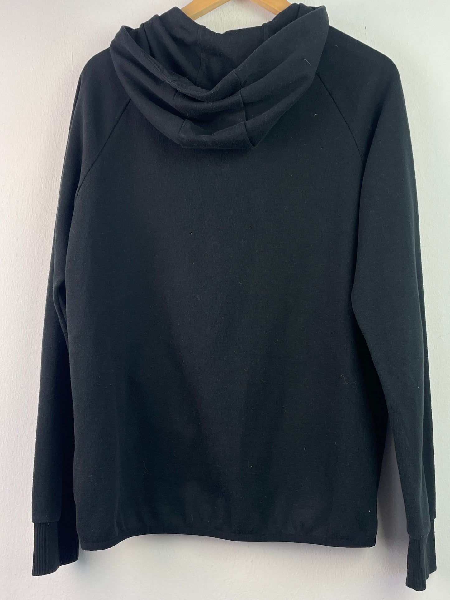 Vintage Herren Jacke mit Kapuze Gr L Farbe schwarz grau