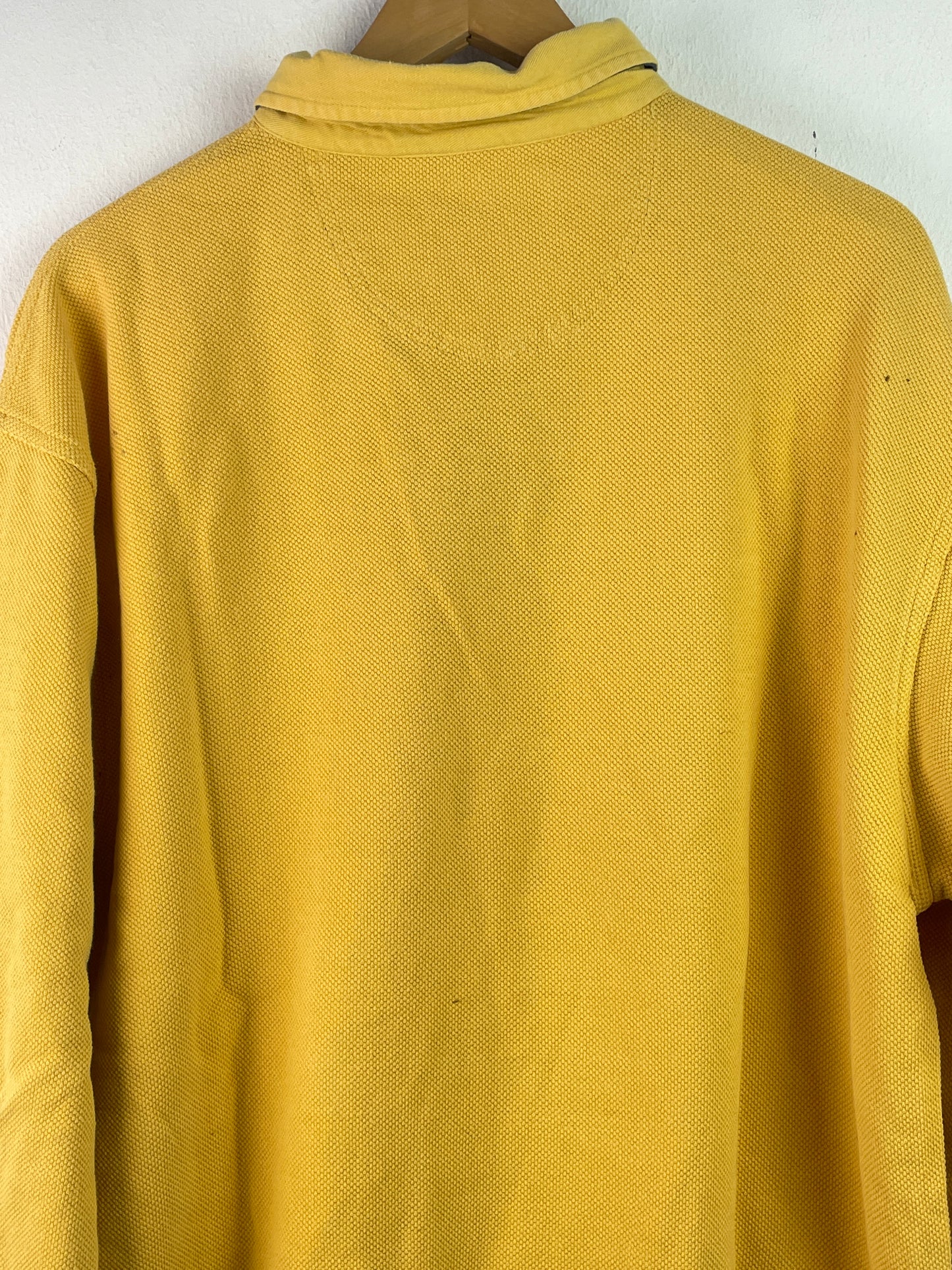 Toda Man Herren Pullover mit besticktem Logo Gr L Farbe gelb