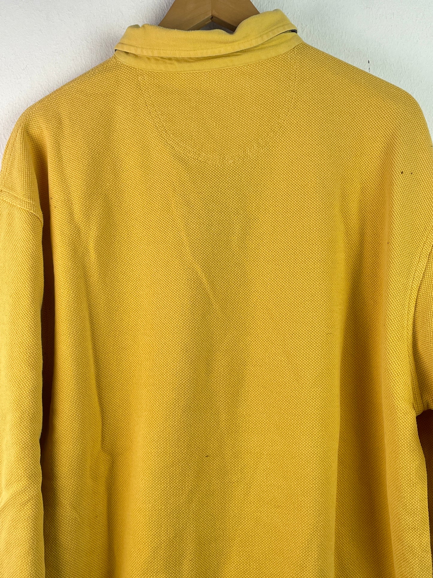 Toda Man Herren Pullover mit besticktem Logo Gr L Farbe gelb