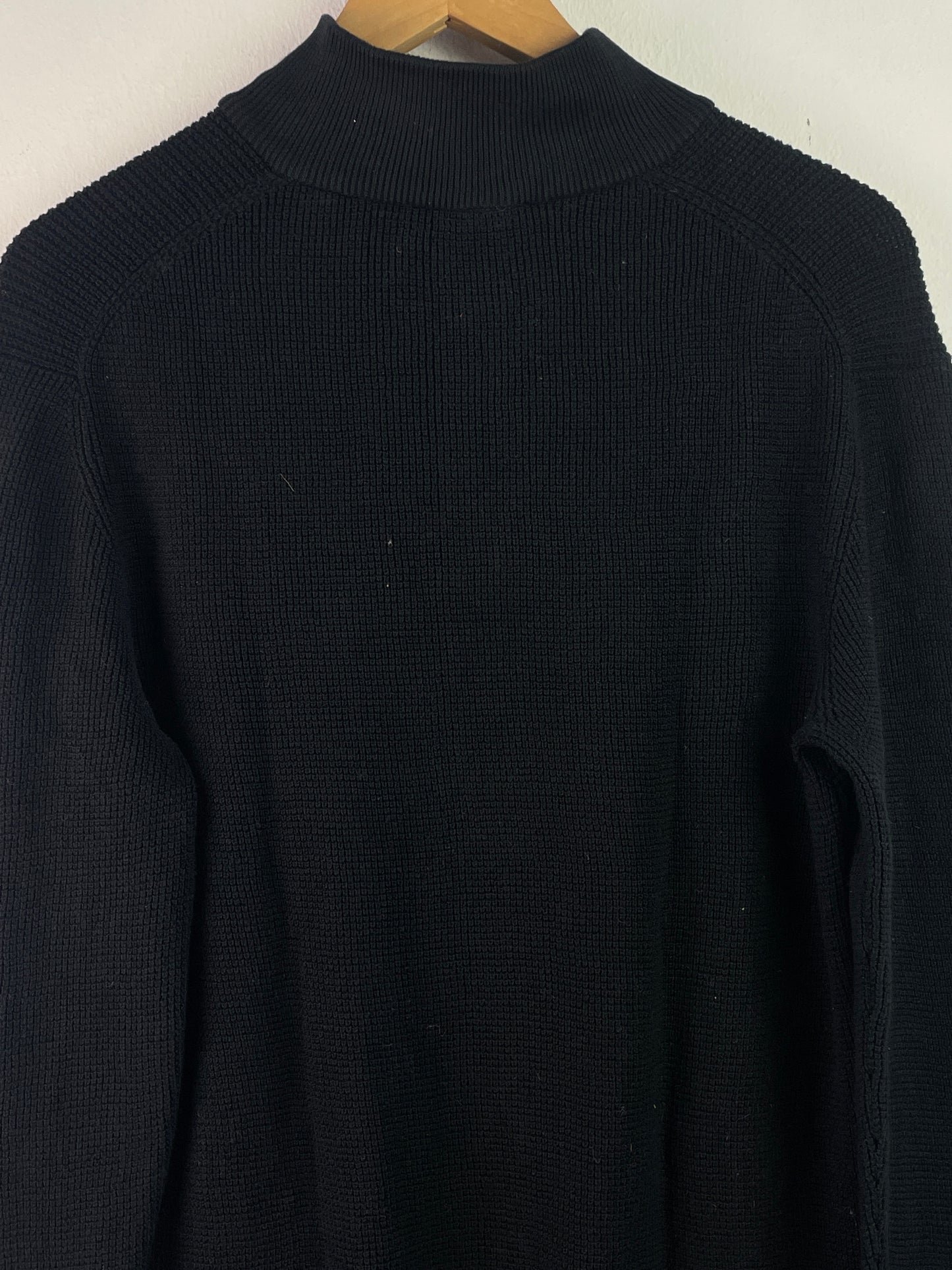 Esprit Herren Pullover mit Reisverschluss Gr XL Farbe schwarz