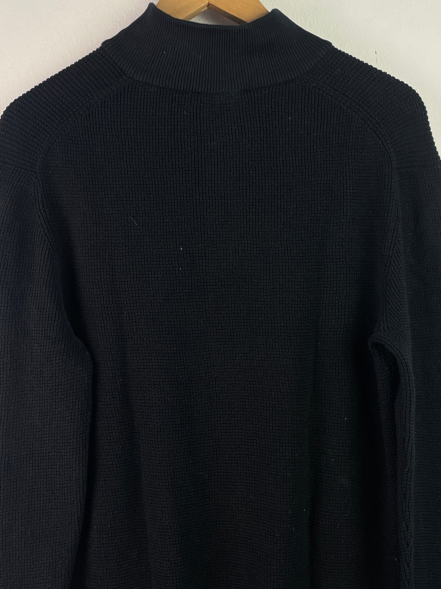 Esprit Herren Pullover mit Reisverschluss Gr XL Farbe schwarz