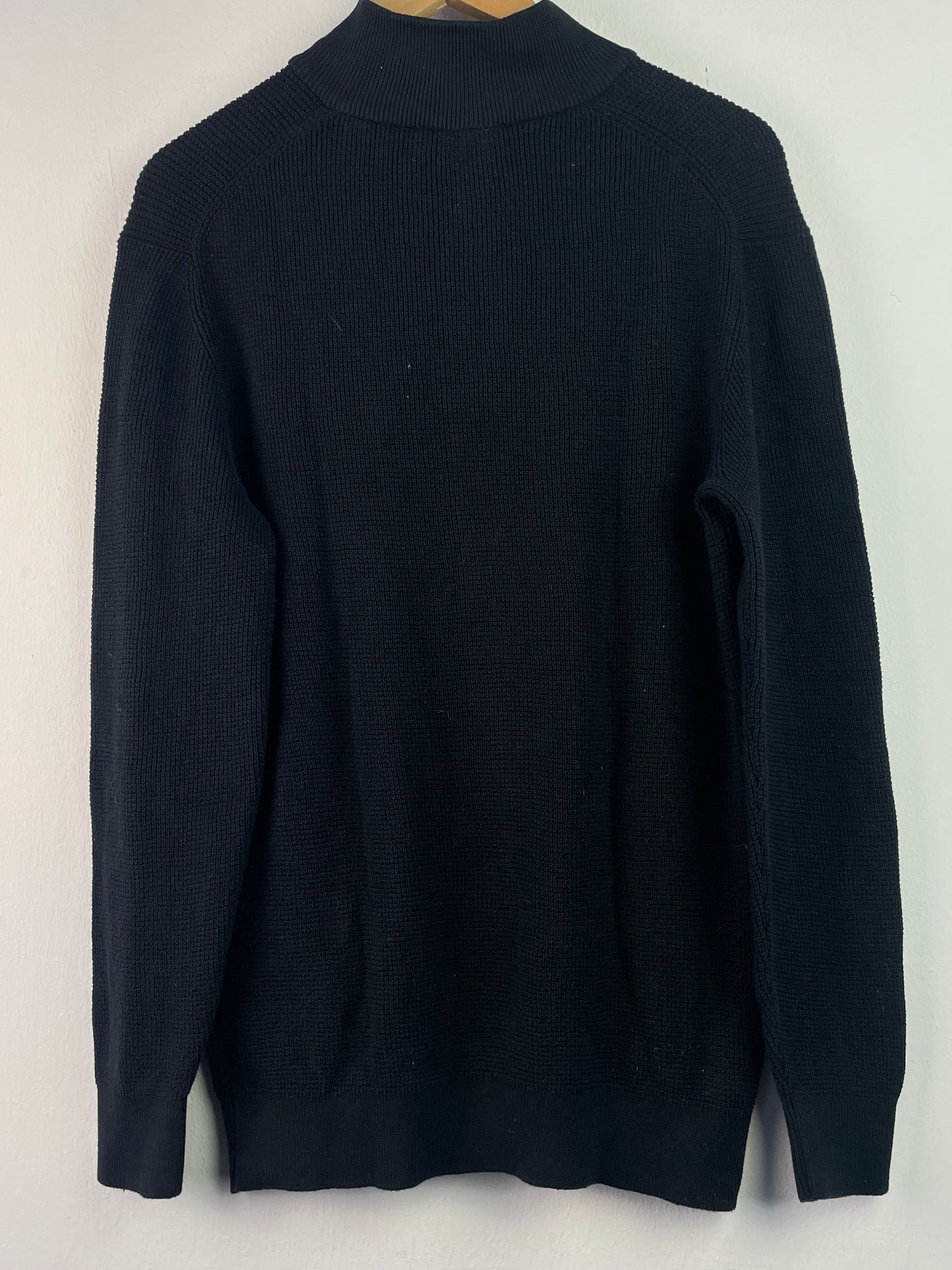 Esprit Herren Pullover mit Reisverschluss Gr XL Farbe schwarz