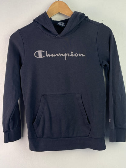 Champion Herren Pullover mit Aufdruck Gr M Farbe schwarz marineblau