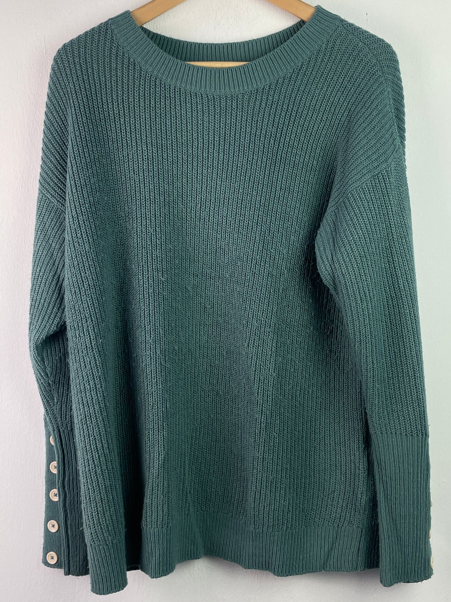 Laura Scott Damen Strickpullover Gr XL Farbe türkis grün