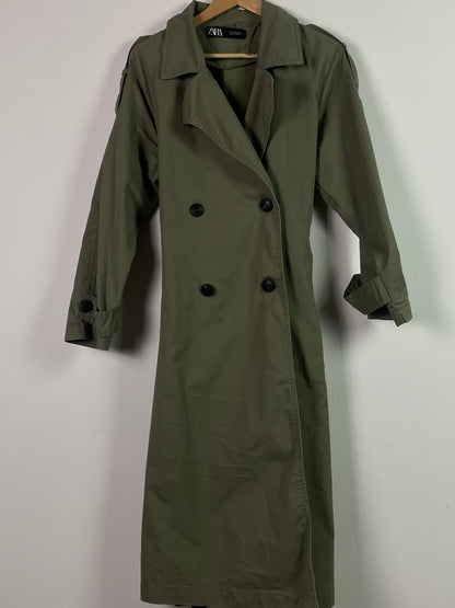 Zara Damen Trenchcoat Gr S Farbe khaki