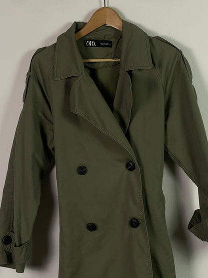 Zara Damen Trenchcoat Gr S Farbe khaki