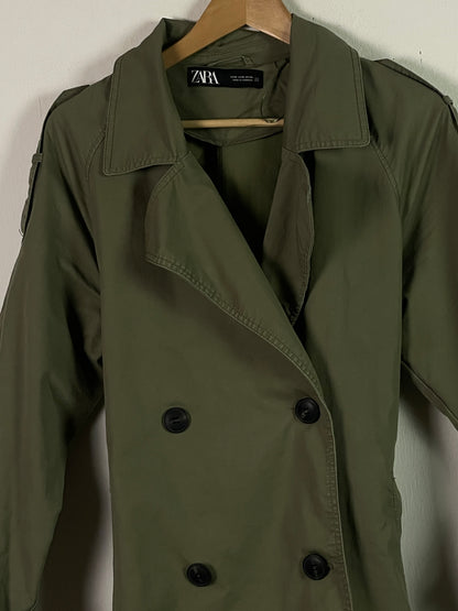 Zara Damen Trenchcoat Gr S Farbe khaki