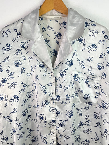 Hunkemöller Damen Nachthemd Gr. L Farbe Weiß