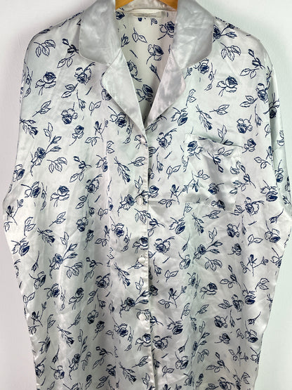 Hunkemöller Damen Nachthemd Gr. L Farbe Weiß