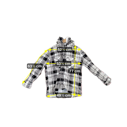 D&W Clothing Herren Jacke Gr 3XL Farbe Grau,Schwarz