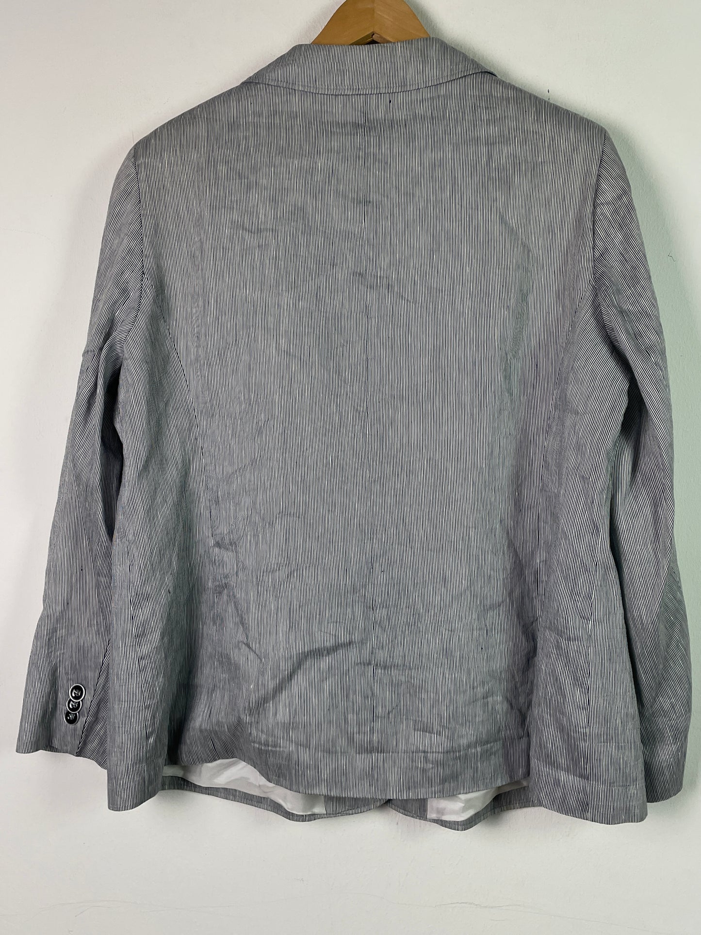 Bauer Damen Sakko aus Leinen Gr XXL Farbe grau