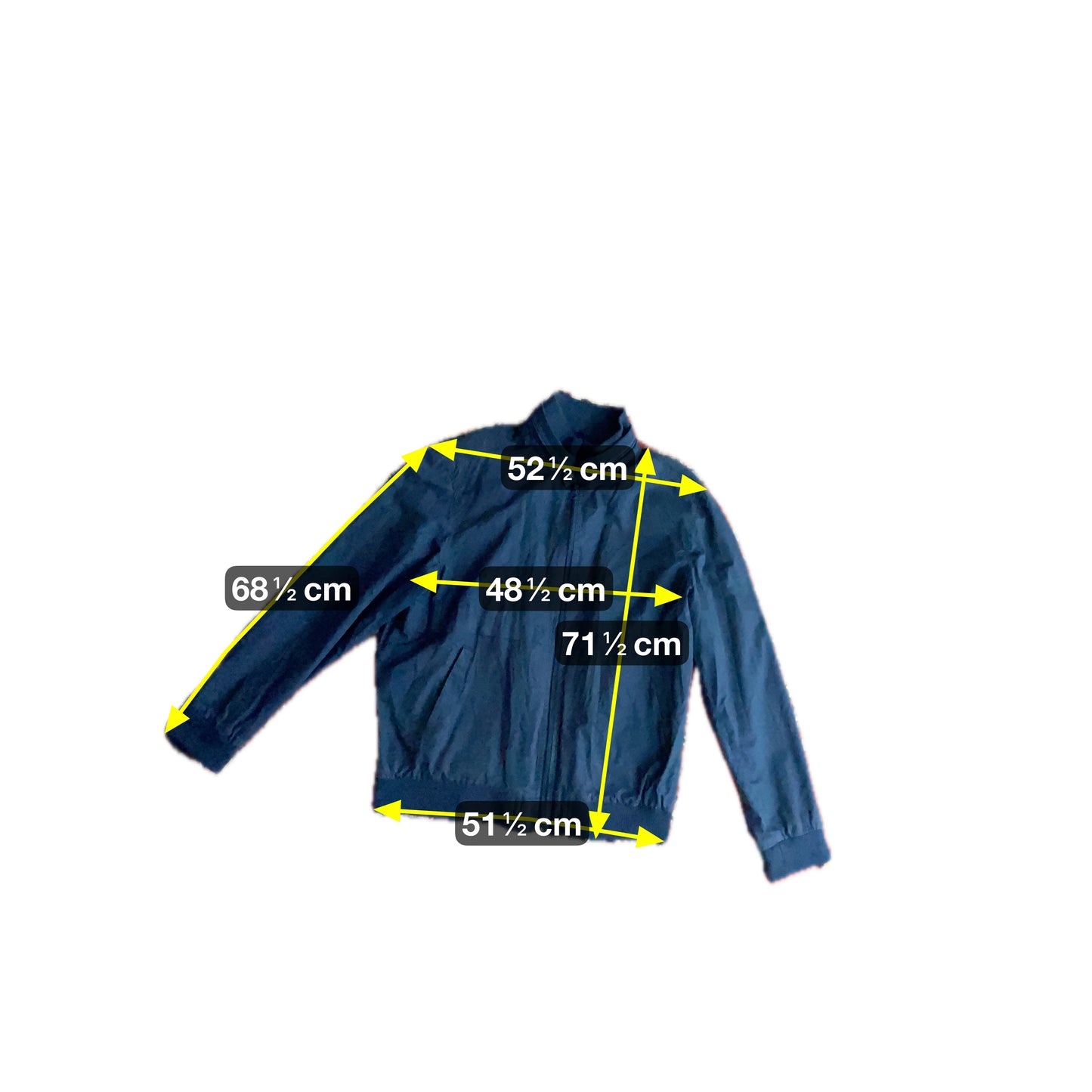 Vintage Herren Jacke Gr L Farbe marineblau