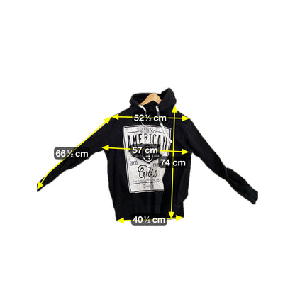 Smog Herren Hoodie Gr. XL Farbe Schwarz