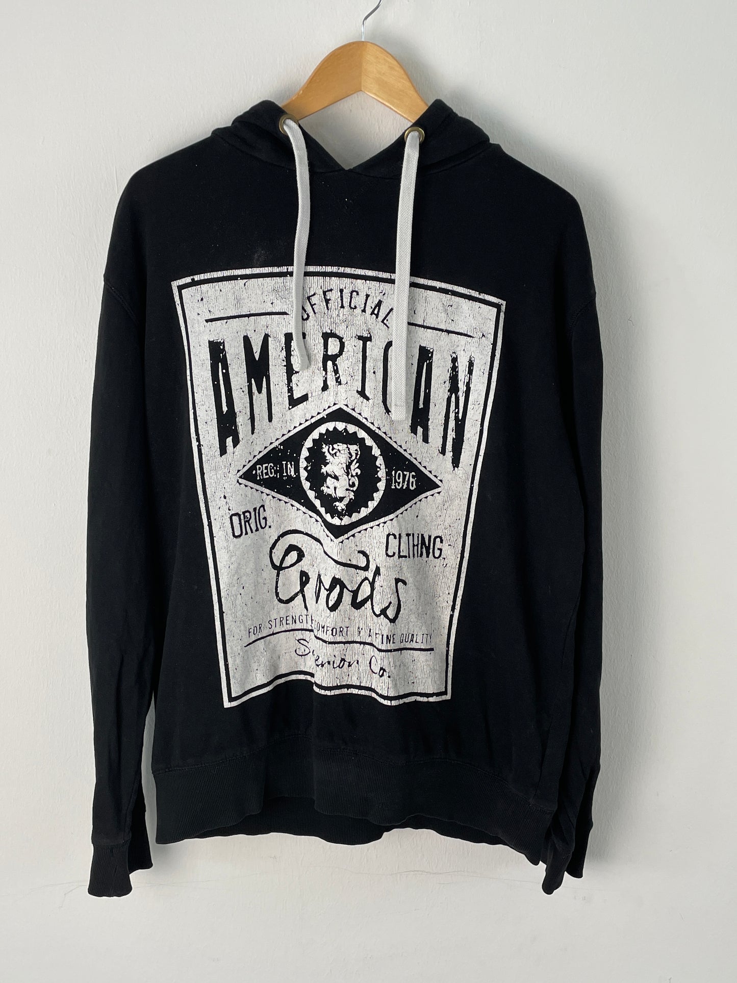 Smog Herren Hoodie Gr. XL Farbe Schwarz
