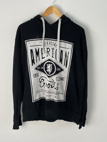 Smog Herren Hoodie Gr. XL Farbe Schwarz