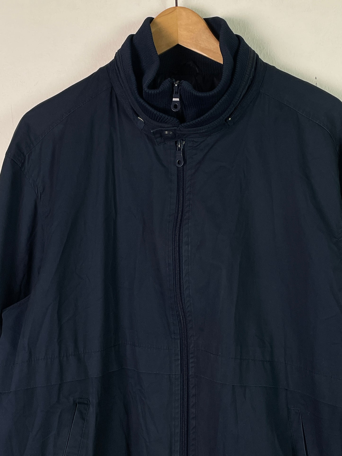 Vintage Herren Jacke Gr L Farbe marineblau