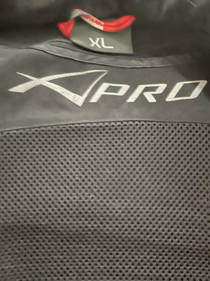 Apro Herren Biker Jacke Motorrad Jacke Gr XL Farbe beige schwarz