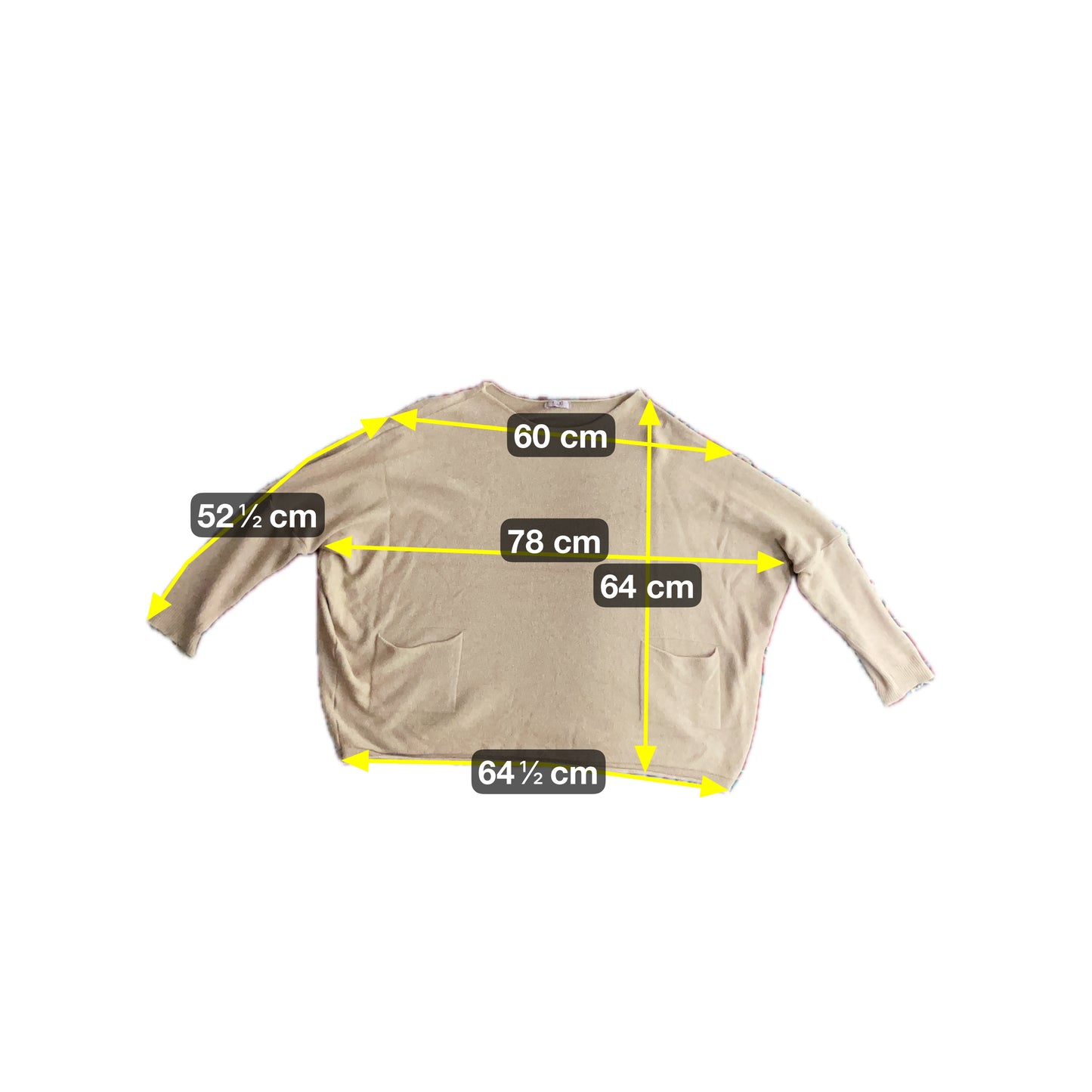 C&L Damen Pullover Gr XXL Farbe brau