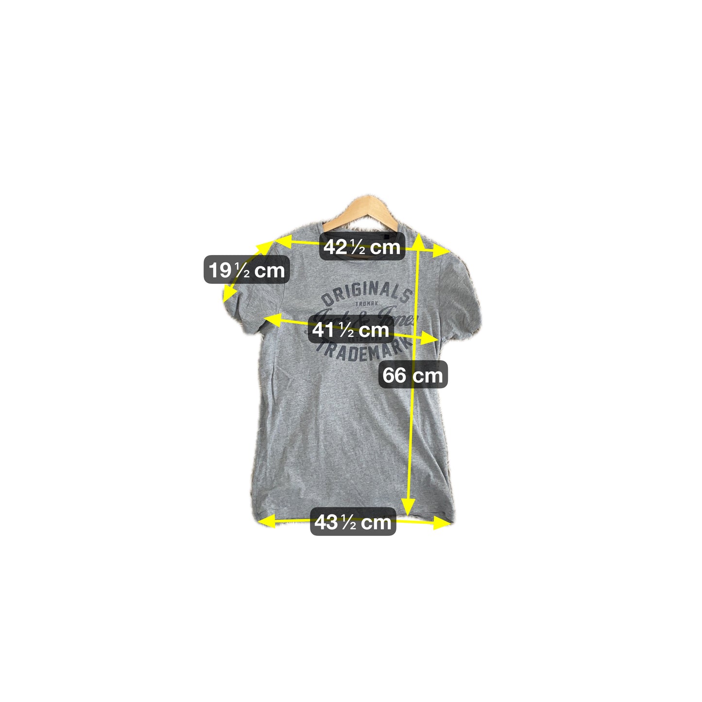Jack & Jones Herren T-Shirt Gr. L Farbe Grau