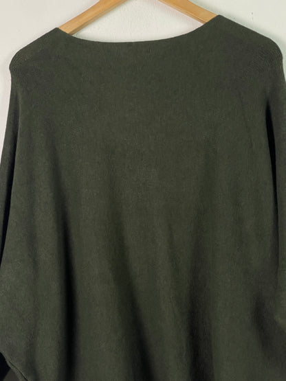 C&L Damen Pullover Gr XXL Farbe khaki