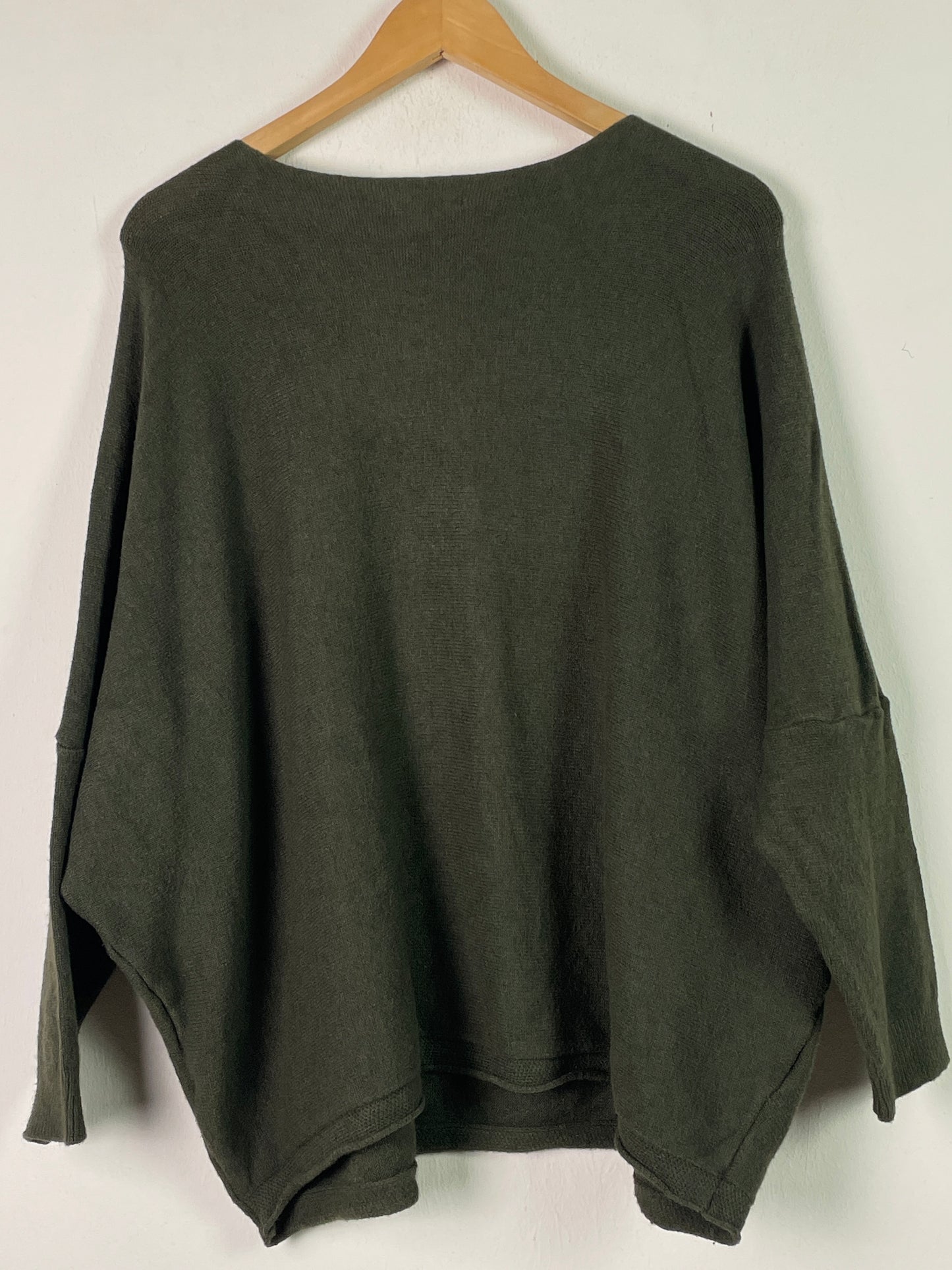 C&L Damen Pullover Gr XXL Farbe khaki