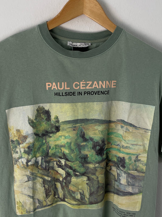 Pull & Bear Herren T-Shirt Gr. S Farbe Grün