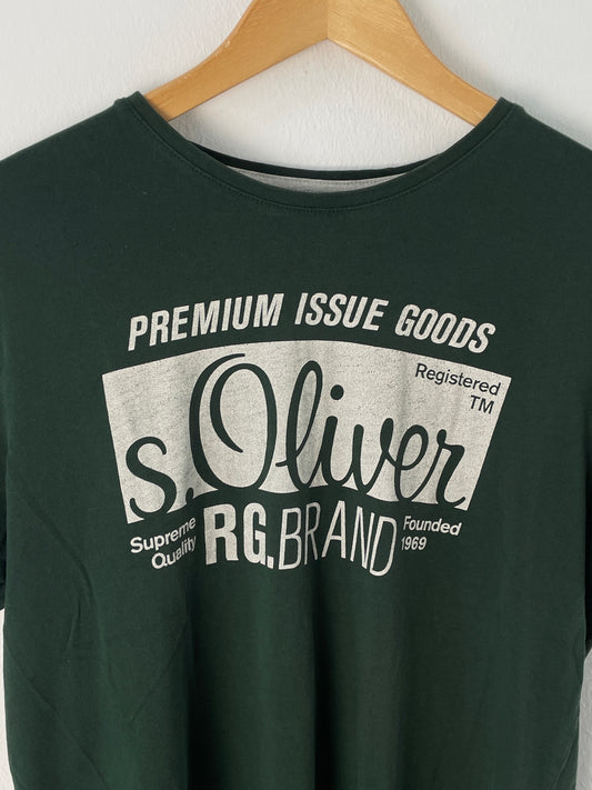 S. Oliver Herren T-Shirt Gr. L Farbe Grün