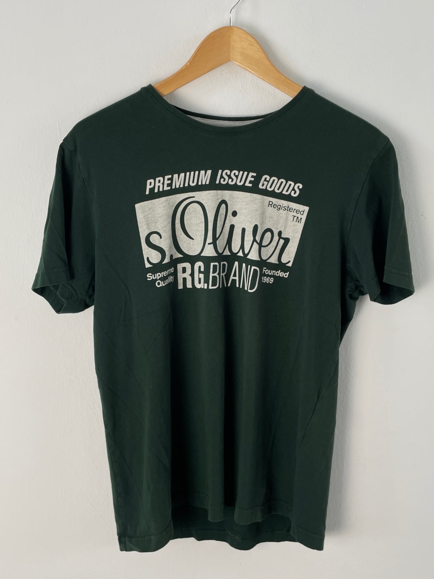 S. Oliver Herren T-Shirt Gr. L Farbe Grün