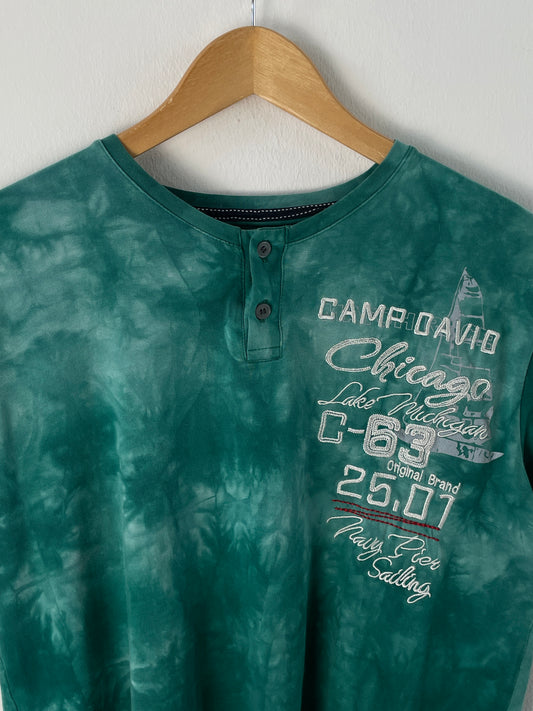Camp David Herren T-Shirt Gr. L Farbe Türkis