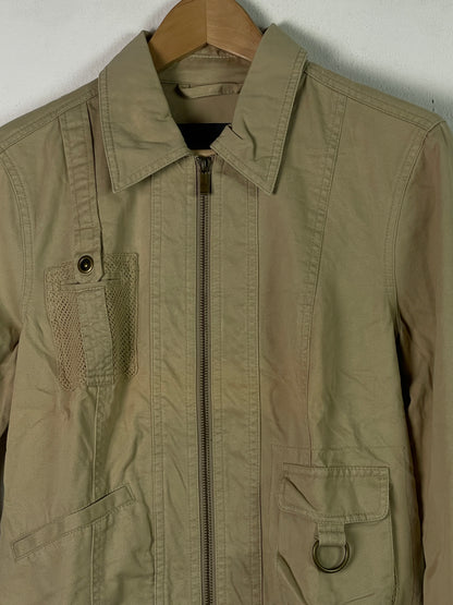 Mexx Damen Jacke im Bikerstil Gr L Farbe beige