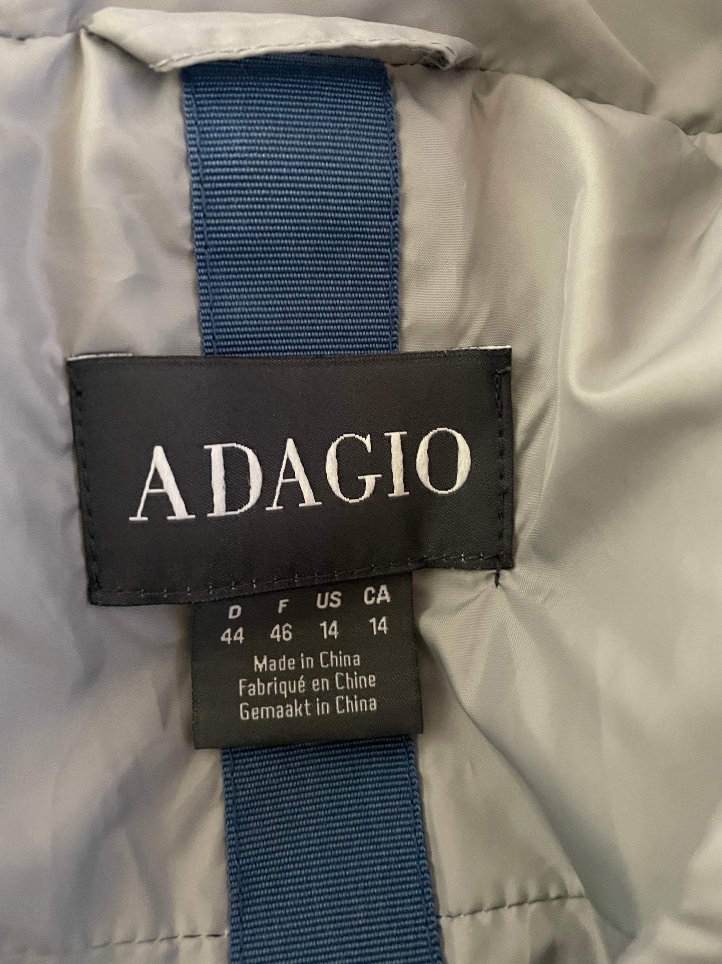 Adagio Damen Winter Jacke Gr XL Farbe grau