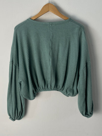 Zara Damen Pullover Gr M Farbe grün
