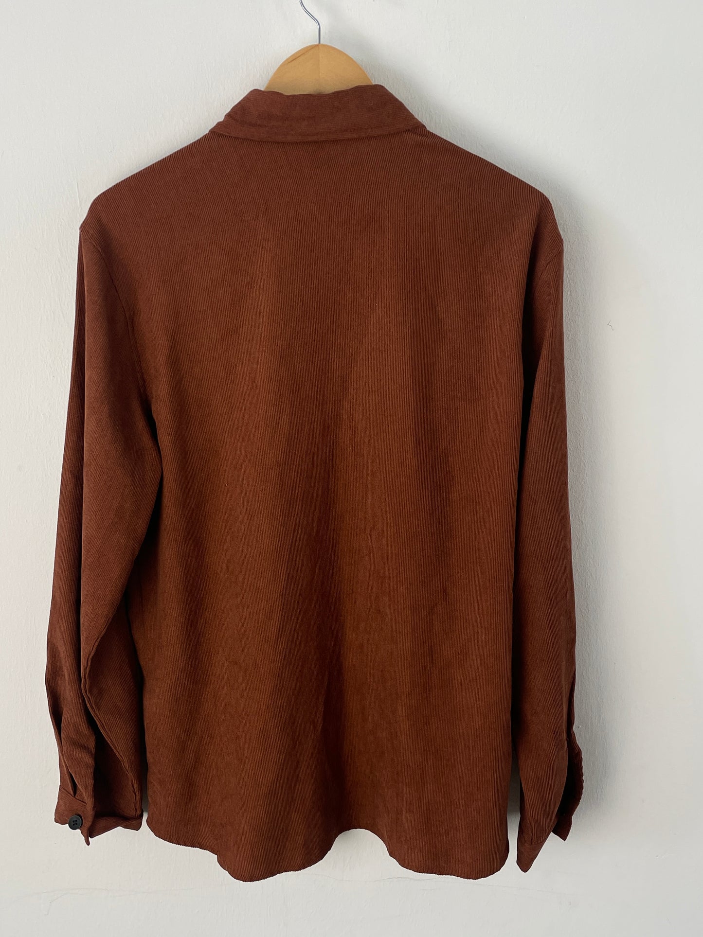 Vintage Herren Hemd Gr L Farbe Braun