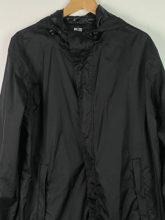 Crane Herren Hacke Windbreaker mit Kapuze Gr XL Farbe schwarz