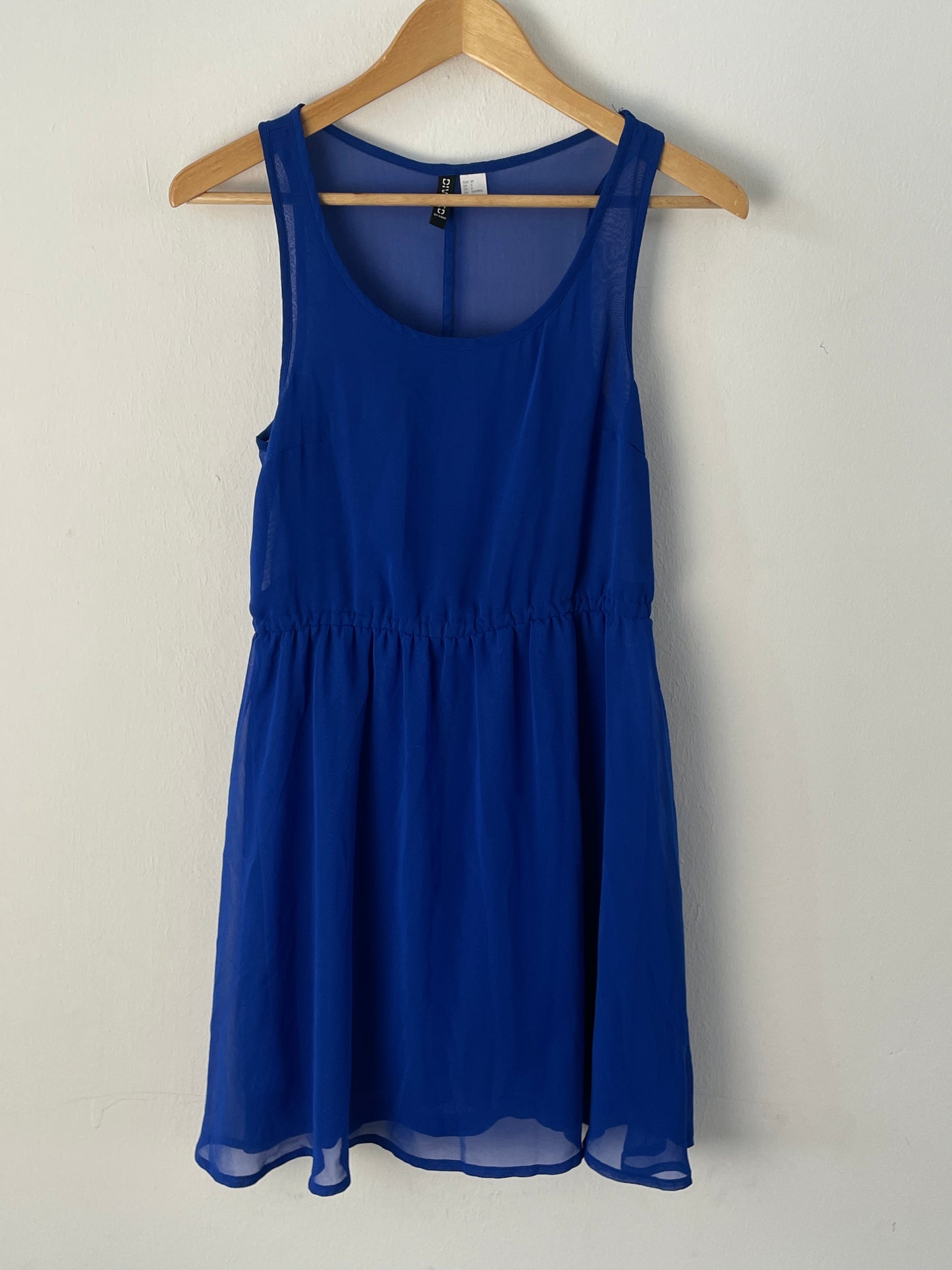 H&M Damen Kleid Gr. M Farbe blau
