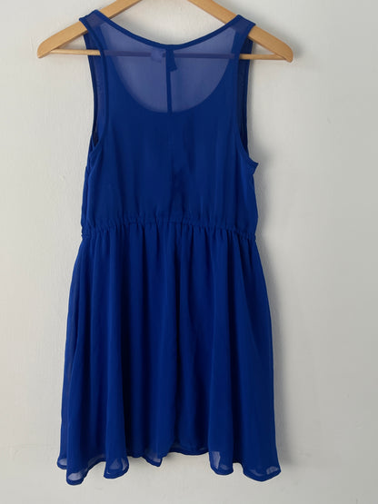 H&M Damen Kleid Gr. M Farbe blau