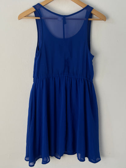 H&M Damen Kleid Gr. M Farbe blau