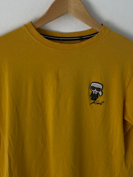 Vintage Herren T-Shirt Gr. S Farbe Gelb