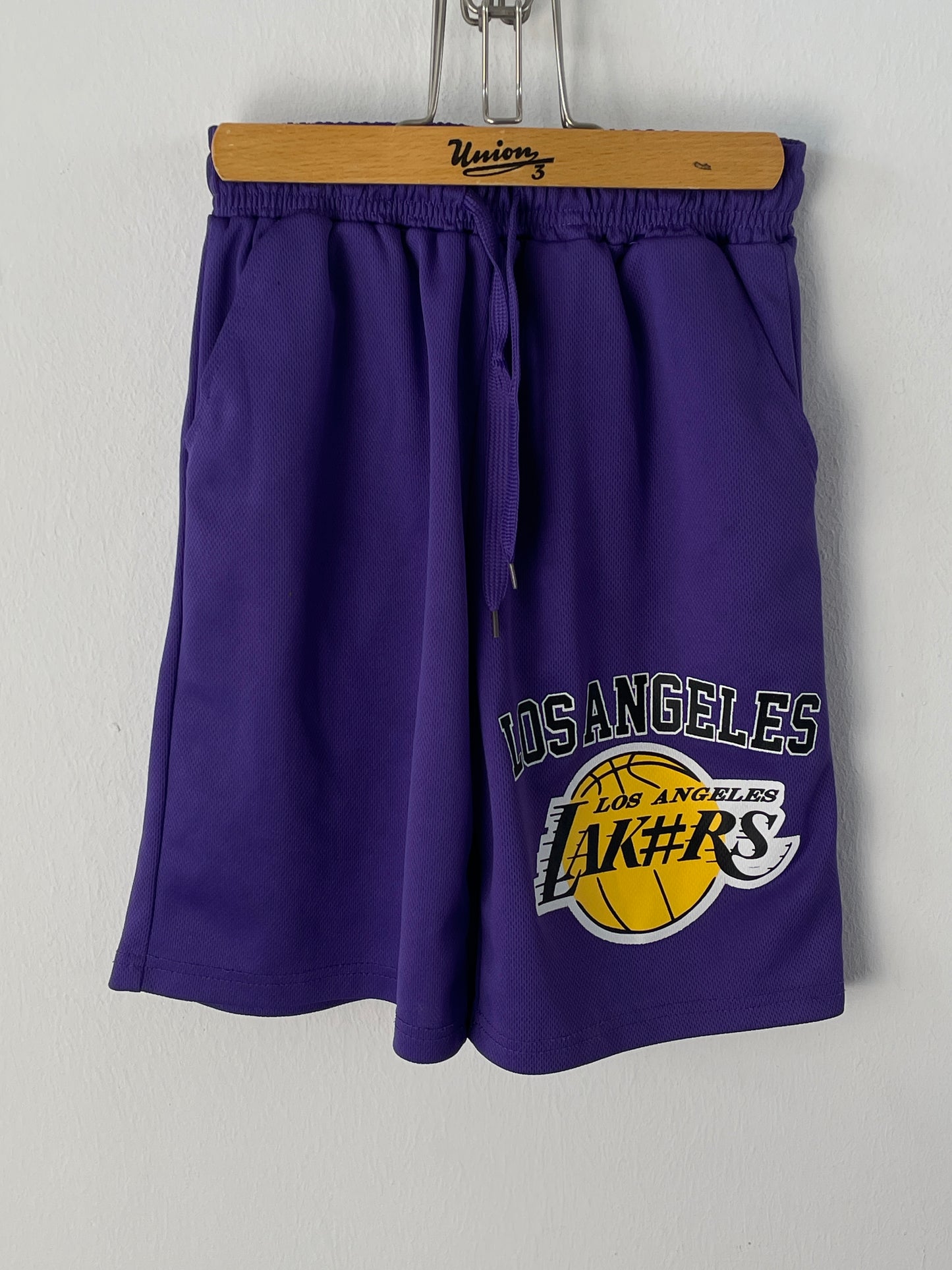 Los Angeles Lakers Herren Sporthose Gr XS Farbe lila