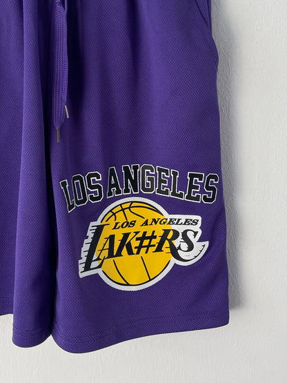 Los Angeles Lakers Herren Sporthose Gr XS Farbe lila